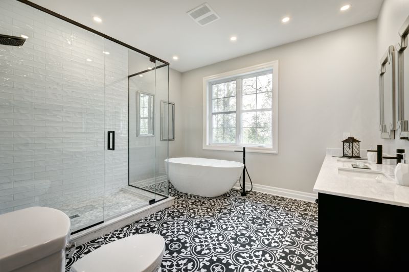 Open Concept Bathroom Layout